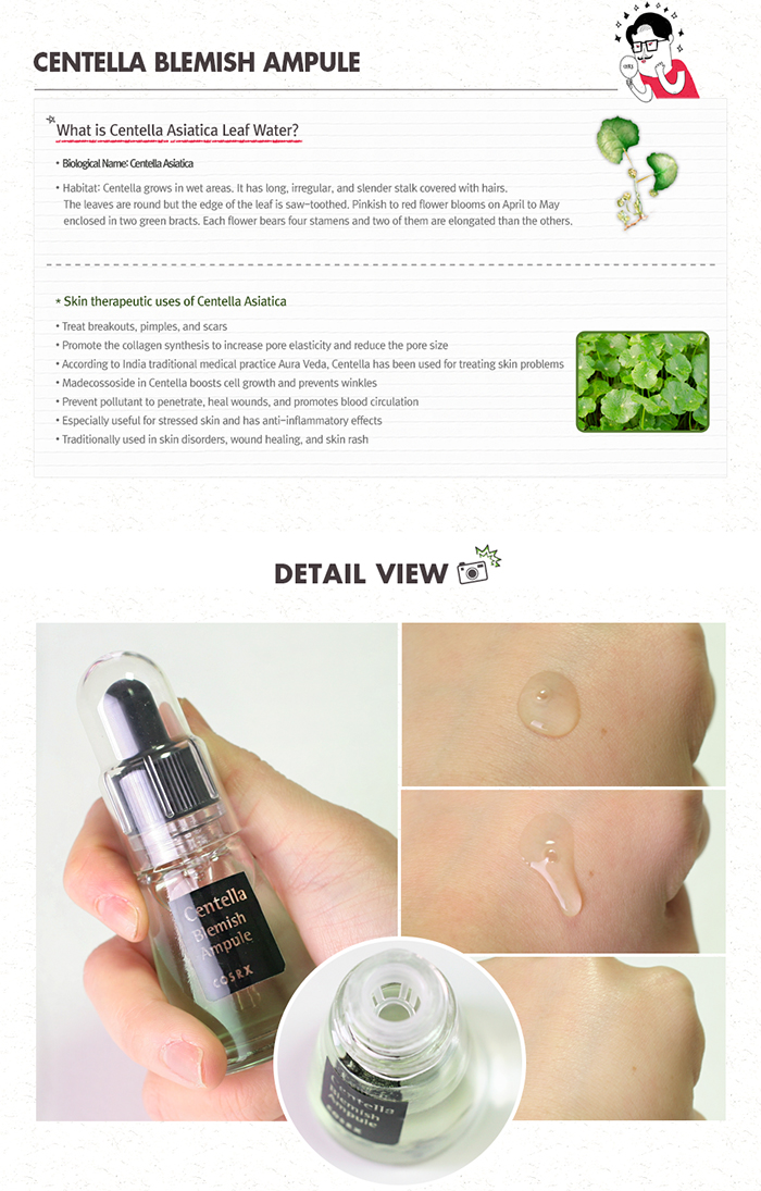Cosrx Centella Blemish Ampoule 20ml
